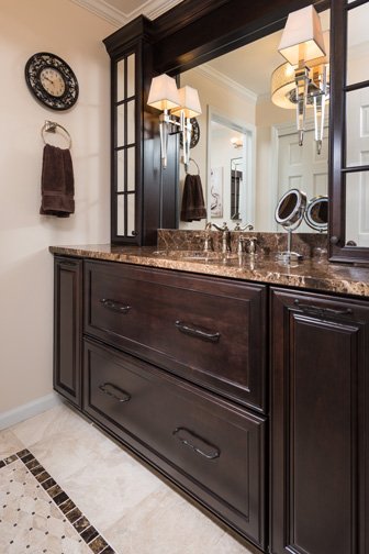 Master bathroom vanity